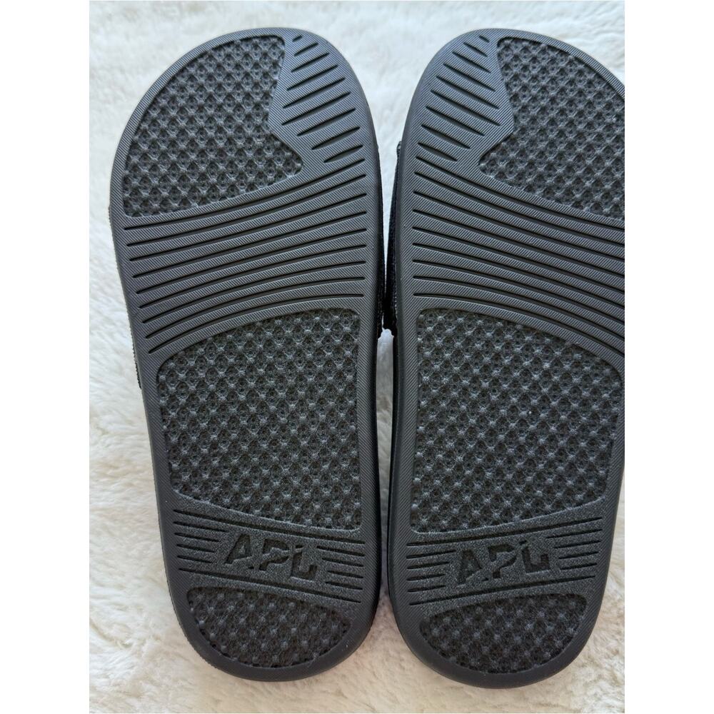 NEW!!! APL women velvet black slides size 7 US Authentic Retail 130& - Picture 5 of 7